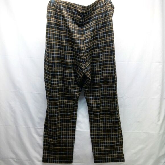 J. Jill Ponte Slim Leg Black Multi Plaid Pull Up Pants. Rayon/ Viscose 4X. NEW.. - Picture 5 of 14